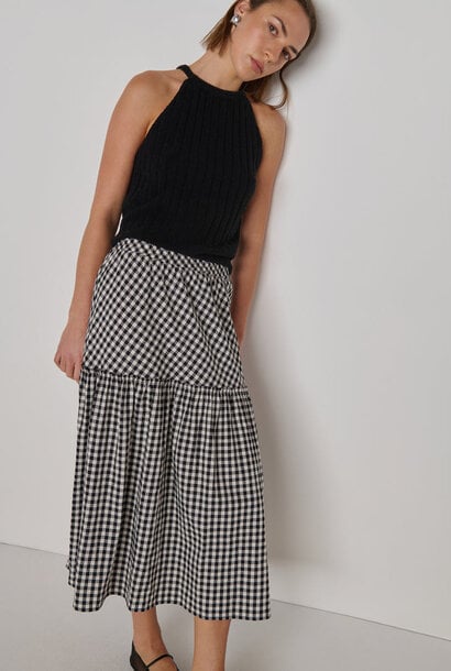 Liza Gingham Skirt