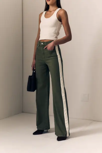 Track Column Jean - Olive Green