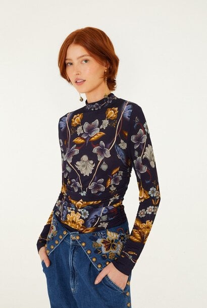 Golden Nature Jersey Blouse