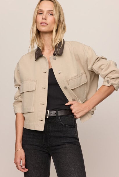 Rey Cropped Chore Jacket