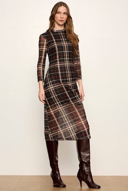 Easy Autumn Mesh Dress