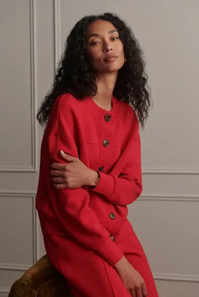 Olwen Button Front Sweat