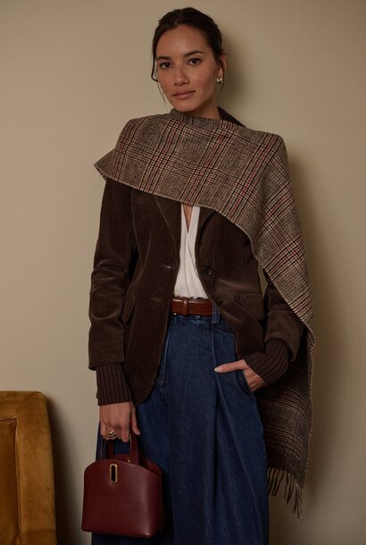 The Plaid Fringe Scarf