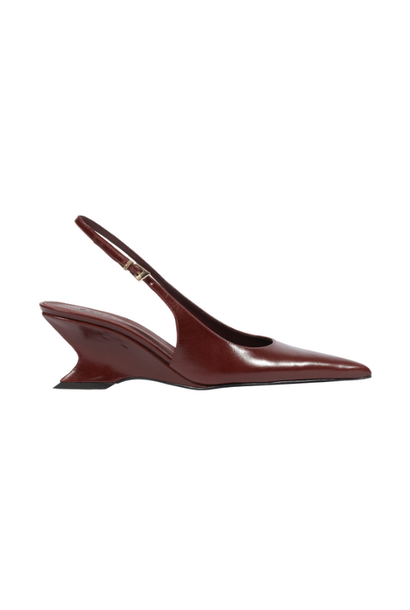 Siena Mid Buckle Leather Pump