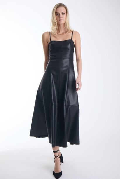 Sofia Vegan Leather Dress