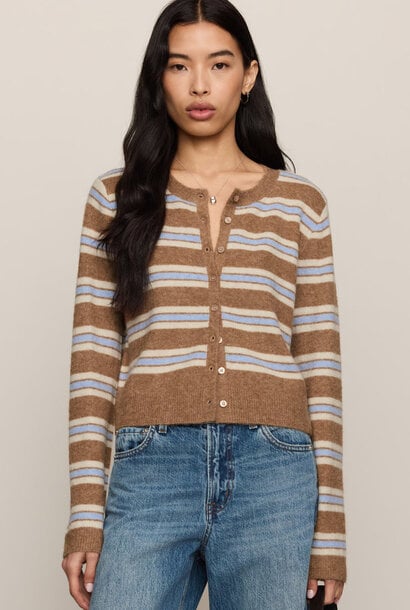 Medina Cozy Stripe Cardigan
