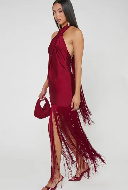 Jasmine Fringe Maxi Dress