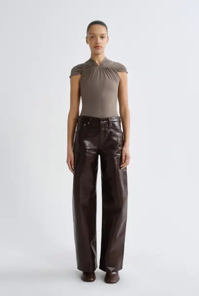 Arc Jean 32" Recycled Leather - Madera