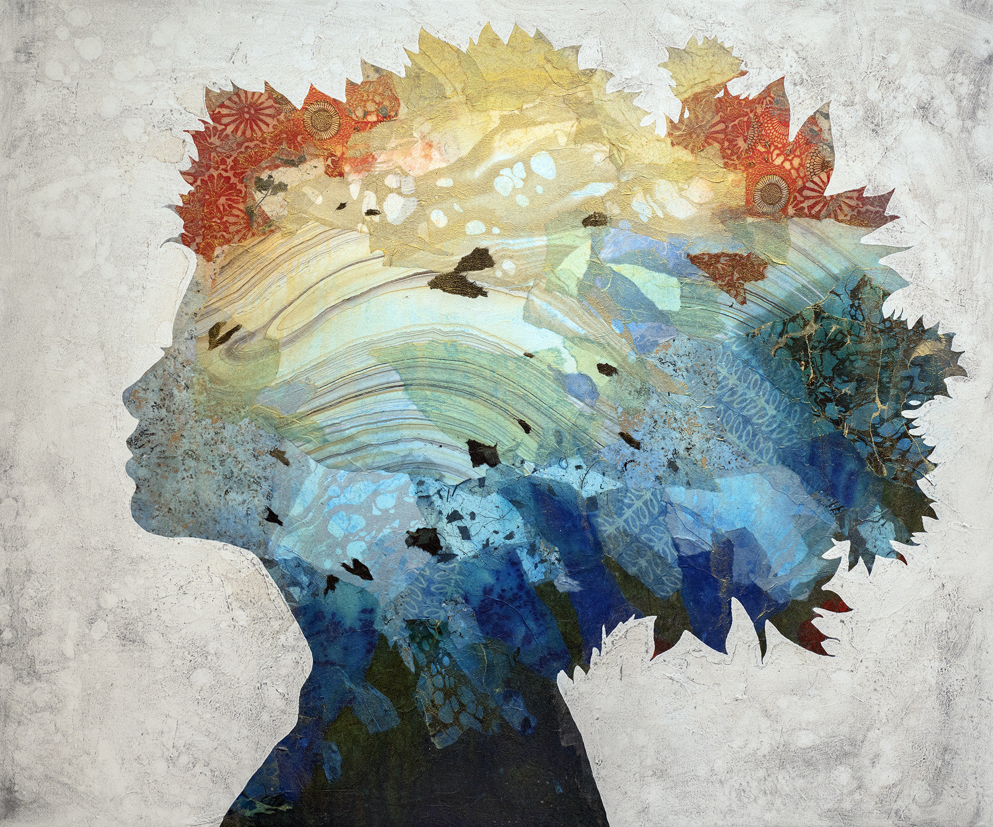 BORN TO BLOOM SILHOUETTE *Sold*
