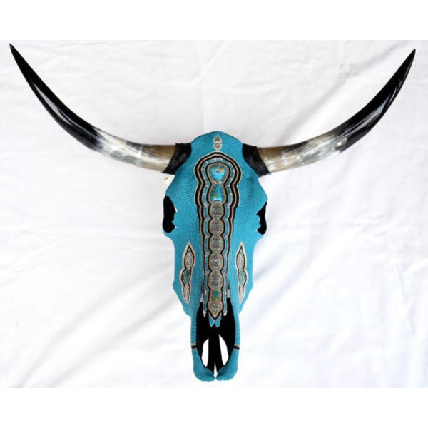 Blue Peruvian Opal Longhorn II