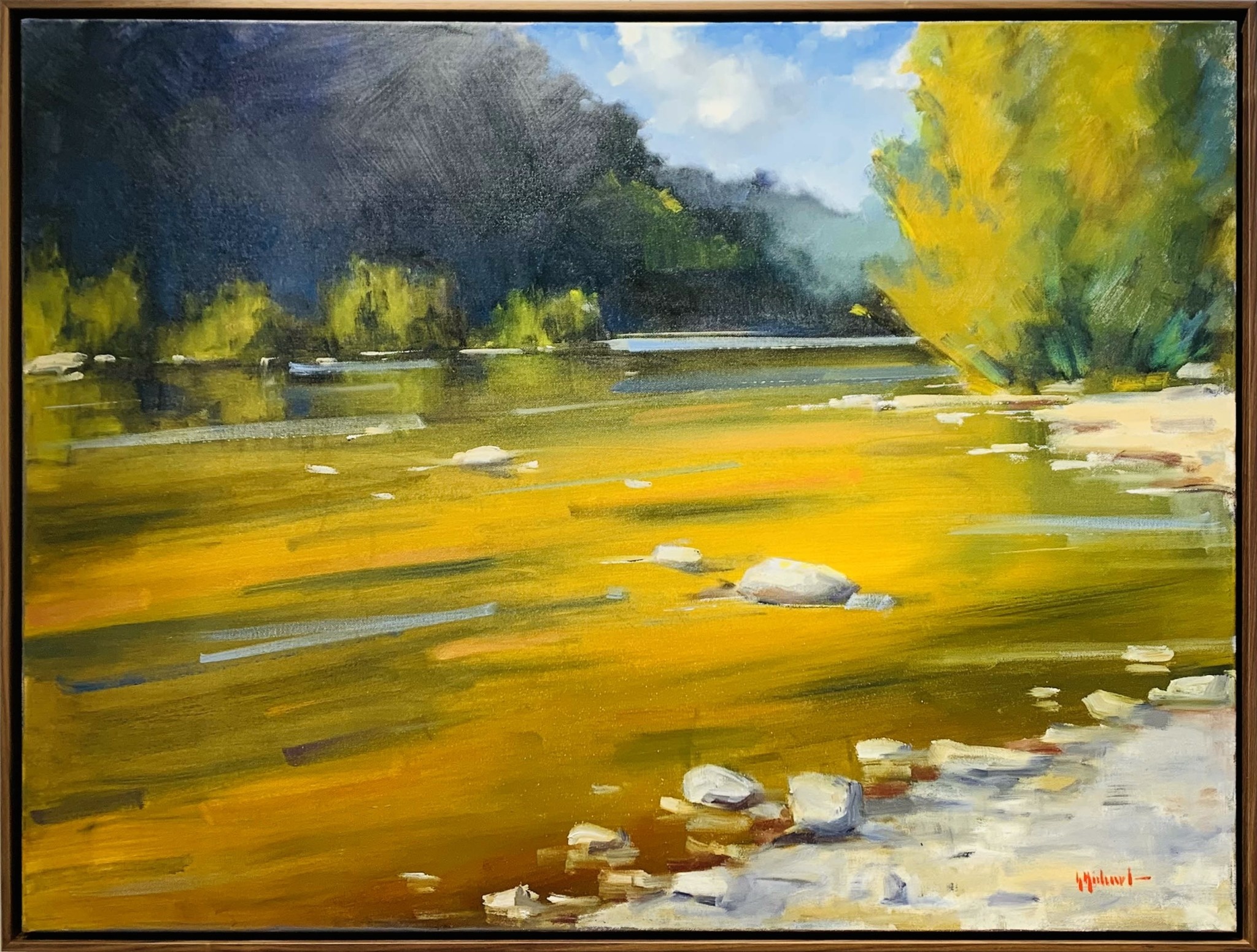 Garrett Michael | 31x41 | The Turn 'On the Guadalupe River'