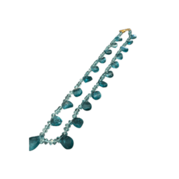 Necklace apatite beads