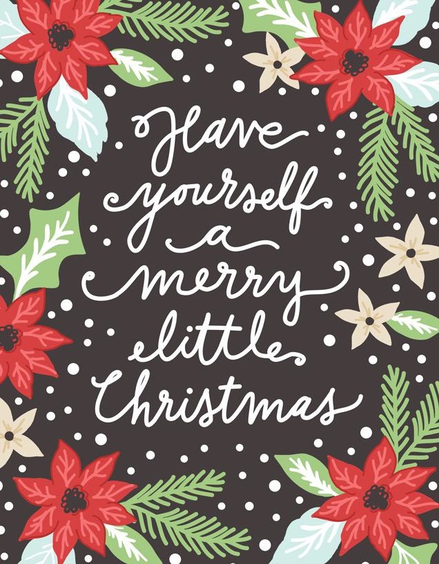 Little Tree, Merry Little Christmas Quilt Panel, 56\u201d x 74\u201d Fabric Panel 5090 11P
