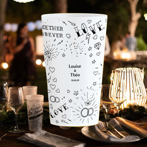 Wedding cups tattoos