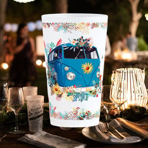 Verres mariage voiture