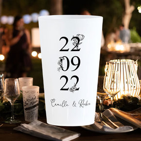 Wedding cups numbers
