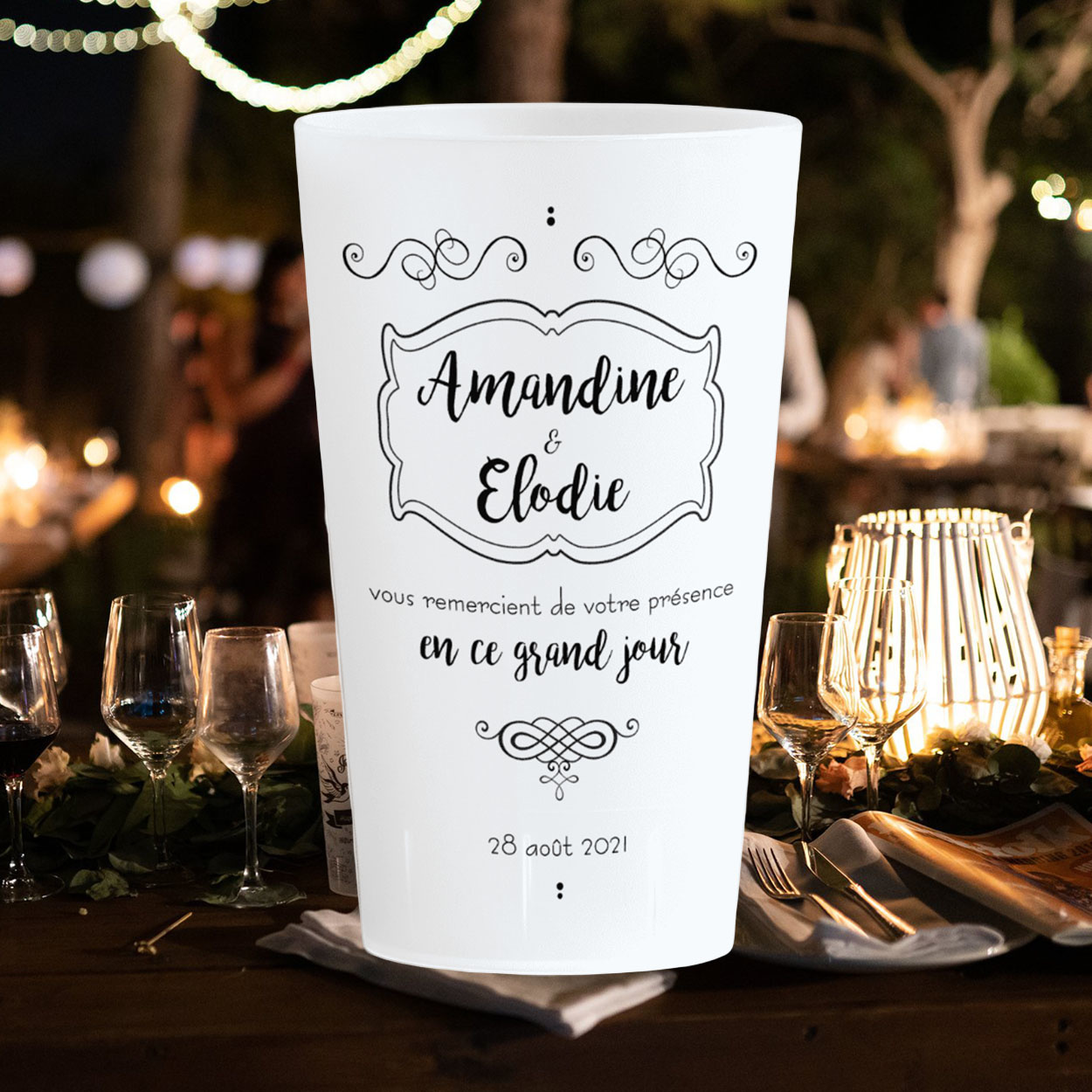 Eco30 - Reusable wedding cup 30cl / 10oz - Ecocup Canada