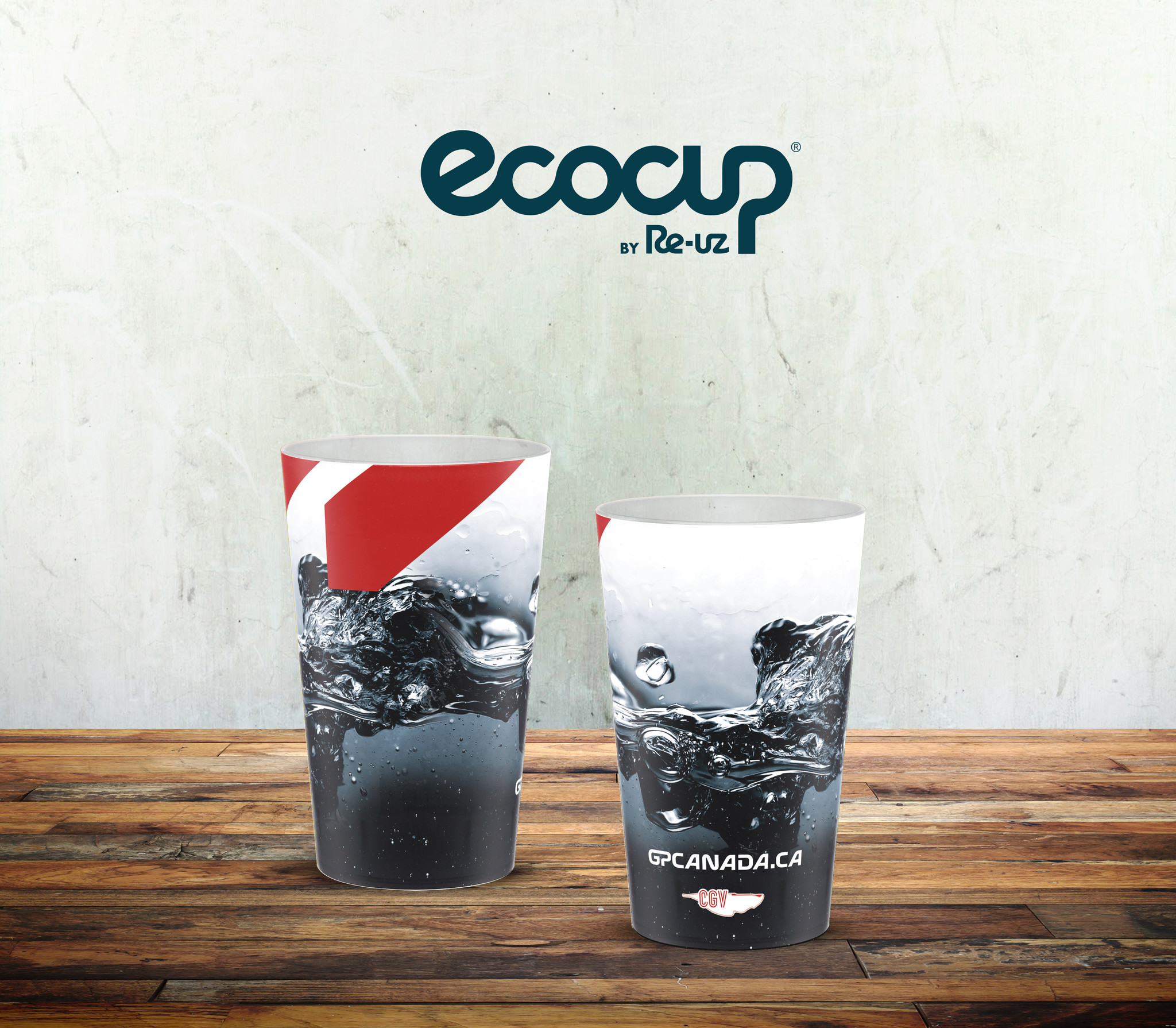 Eco30 - Verre réutilisable mariage de 30cl / 10oz - Ecocup Québec