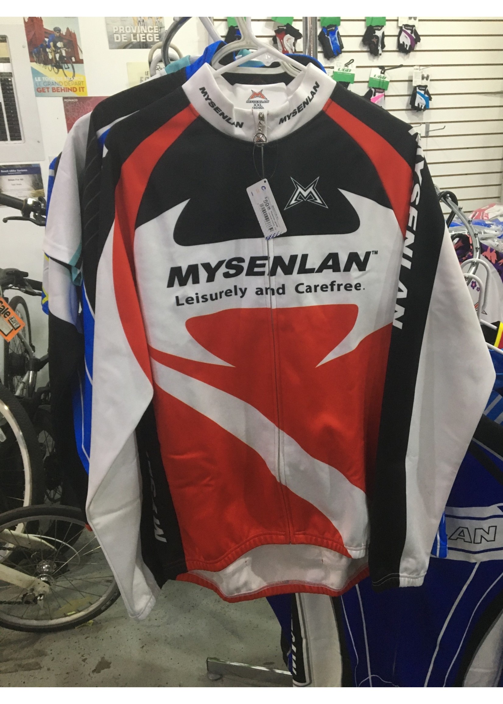 Mysenlan Red/Black/White Jacket "Lesiurely and Carefree"