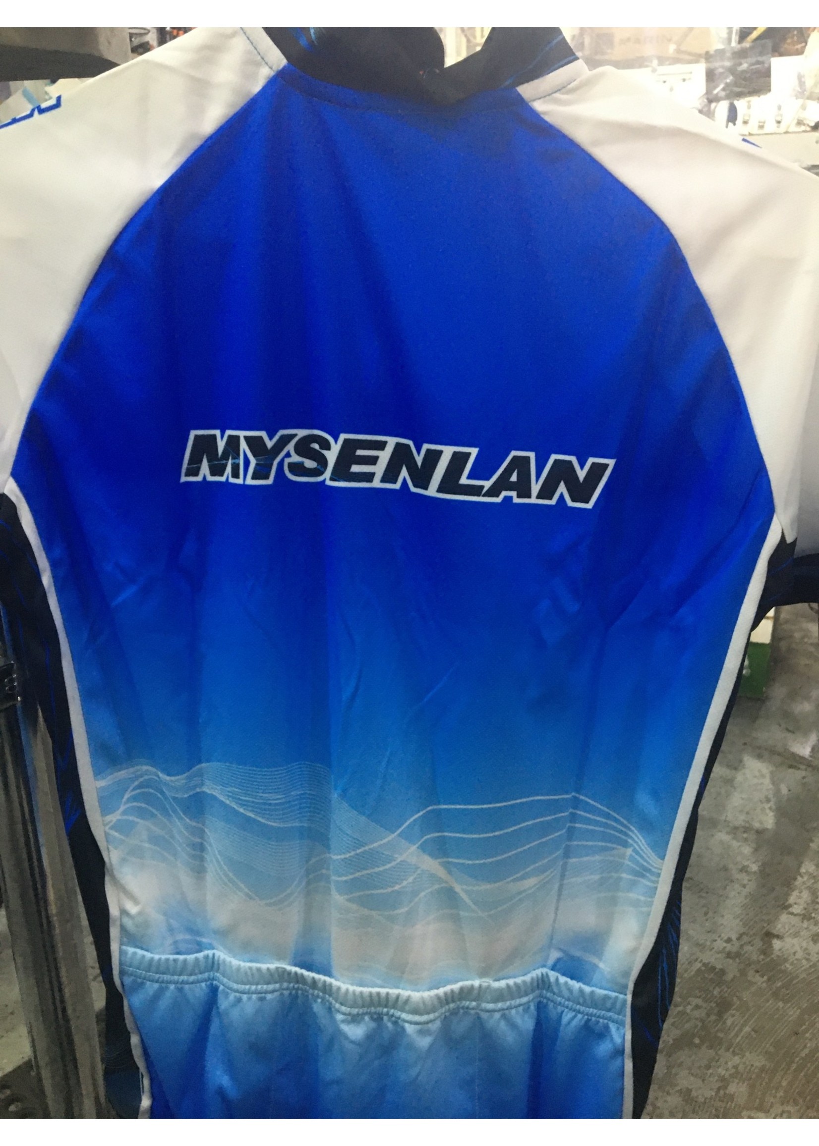 MySenlan Mysenlan Blue/White/Black Short Sleeve Jersey+Shorts