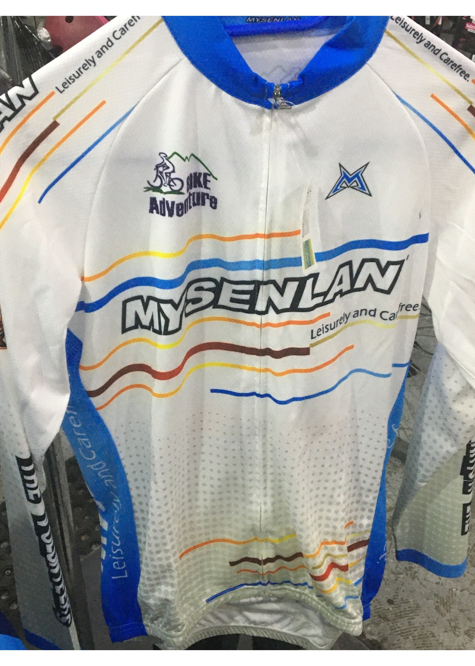 MySenlan Mysenlan White/Various Colors Long Sleeve Jersey+Shorts