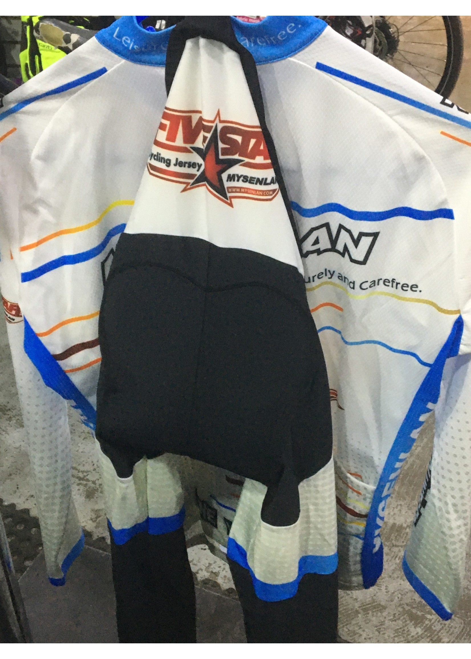 MySenlan Mysenlan White/Various Colors Long Sleeve Jersey+Shorts