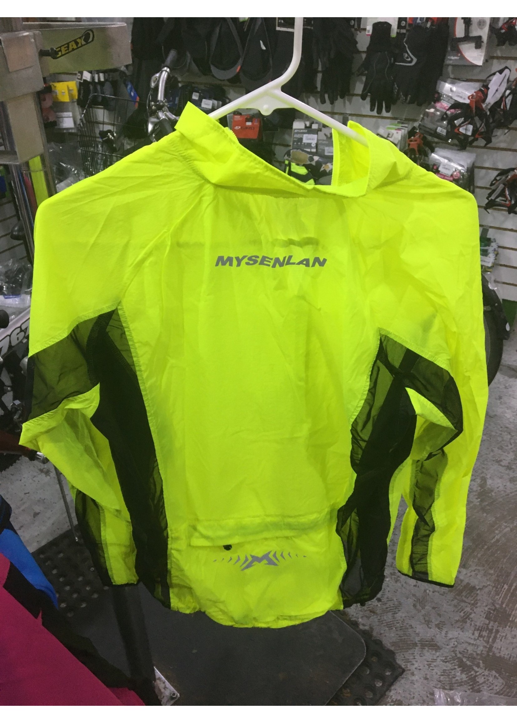 Mysenlan Yellow Windbreaker Jacket