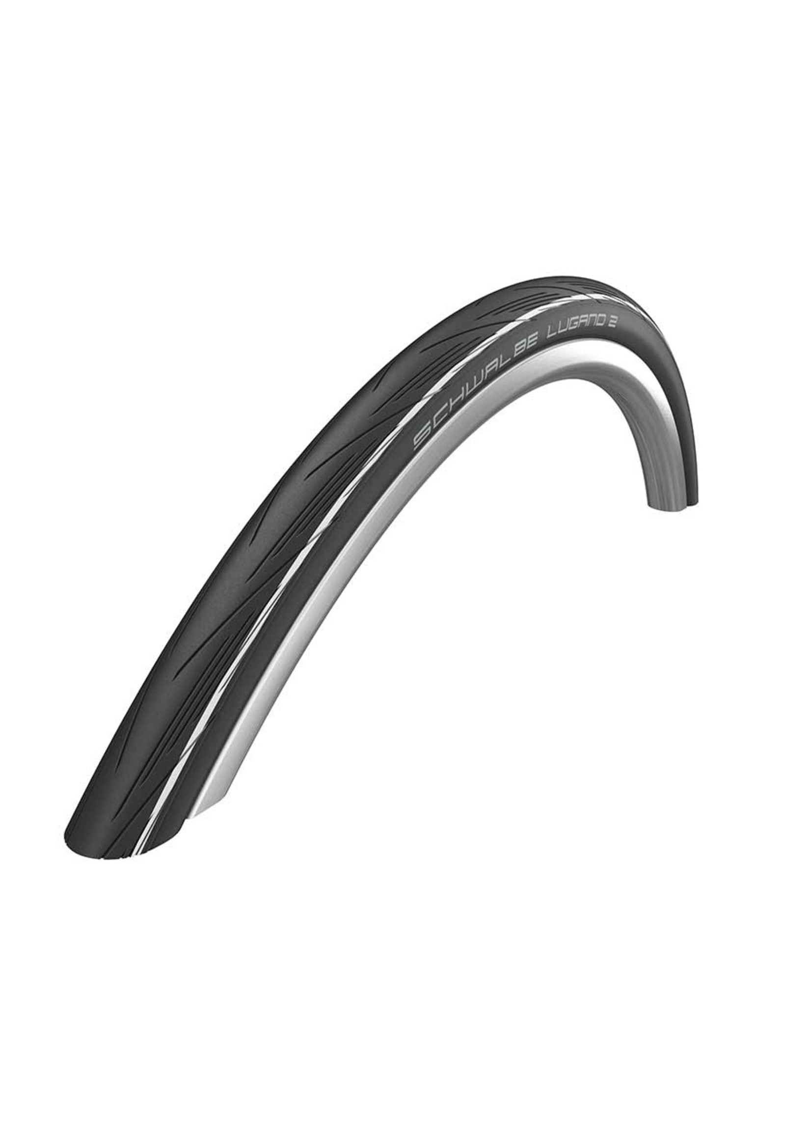 Schwalbe Schwalbe, Lugano II, Tire, 700x25C, Wire, Clincher, Silica, K-Guard, 50TPI, White