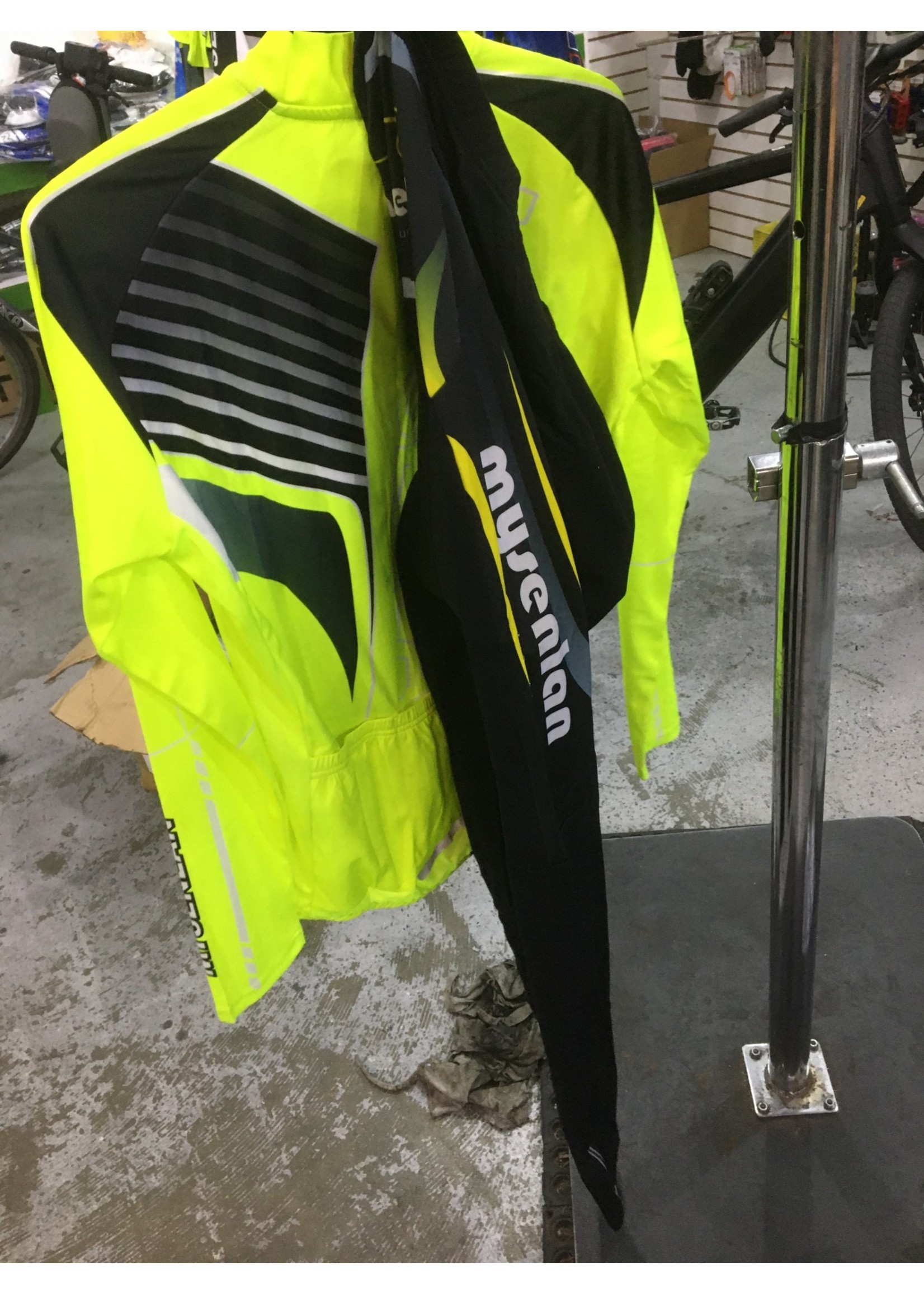 Mysenlan Neon Yellow/Black/Grey Jersey+Pants