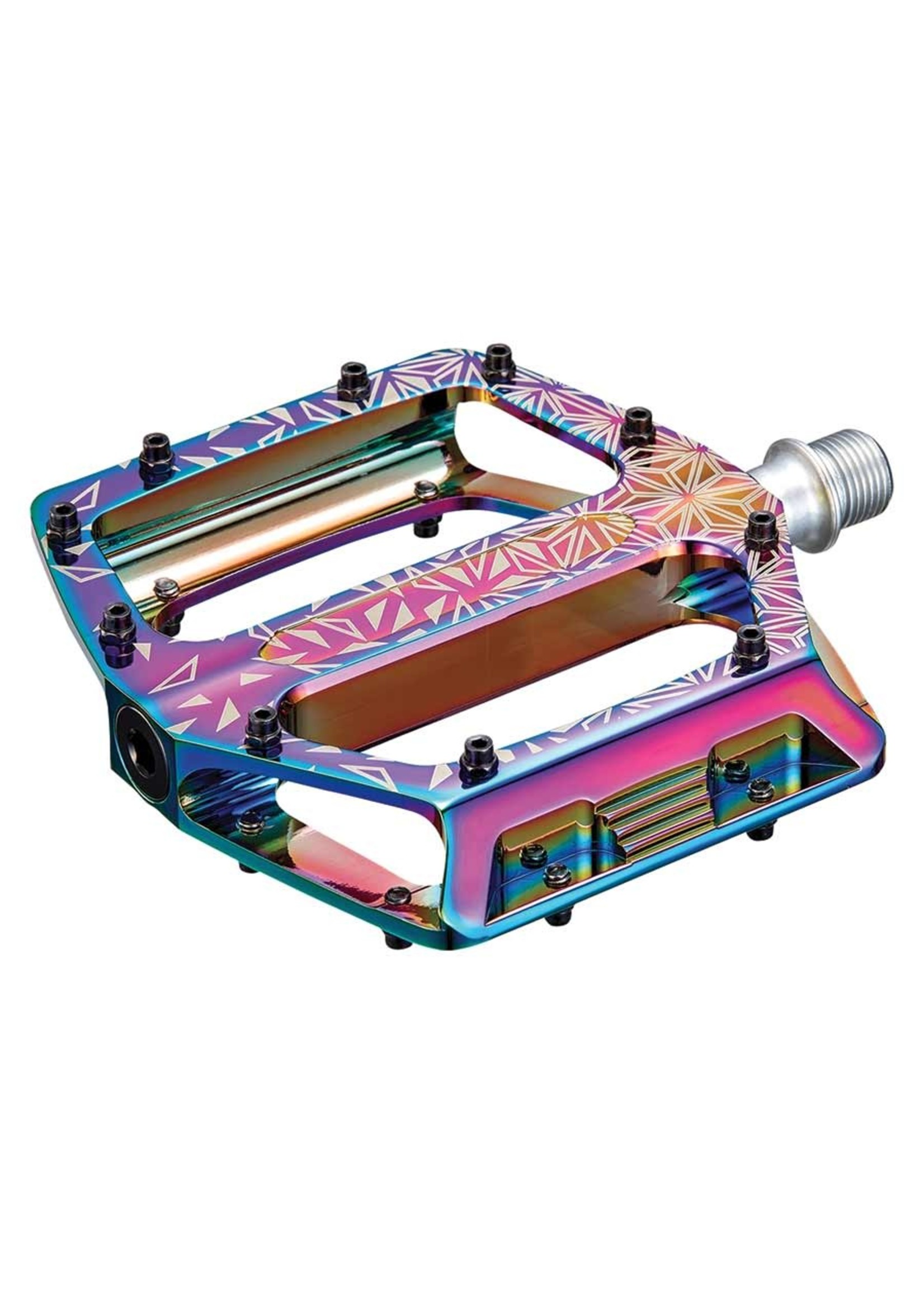 Supacaz Krypto Aluminum Body Cr-Mo Spindle Multicolor Platform Pedal Supacaz