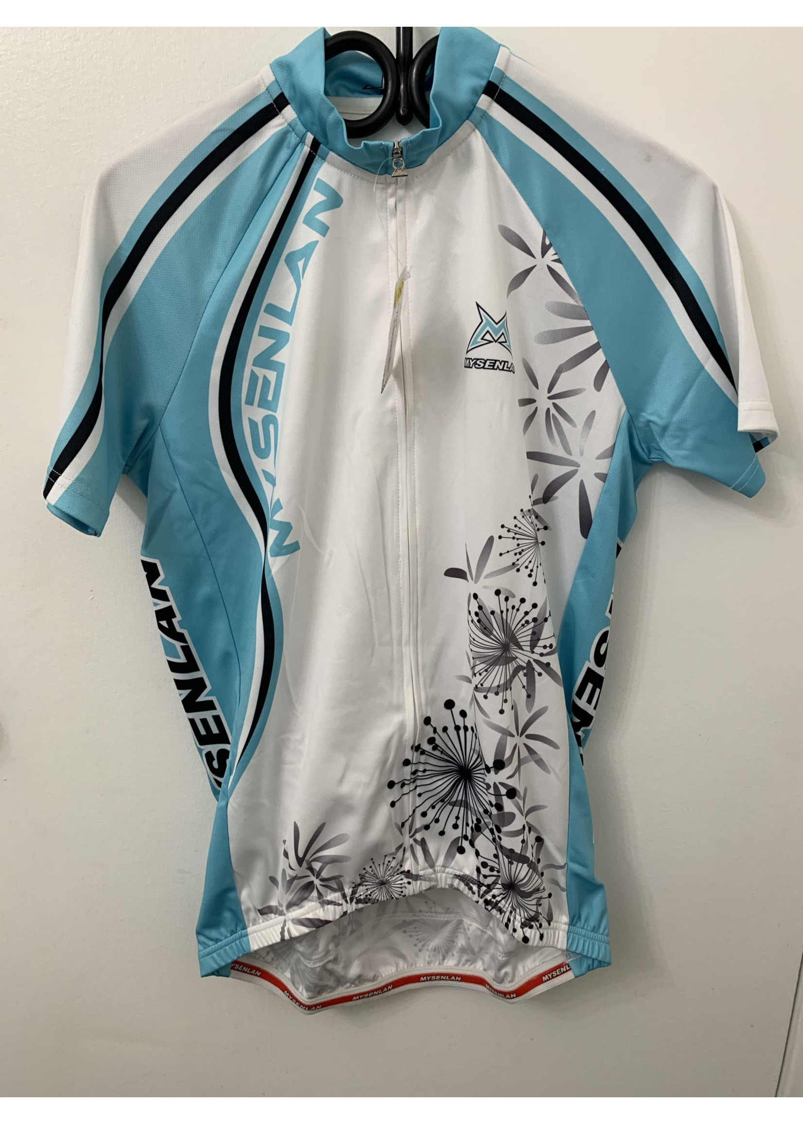 MySenlan Mysenlan Women's Jersey+Shorts White/Teal/black