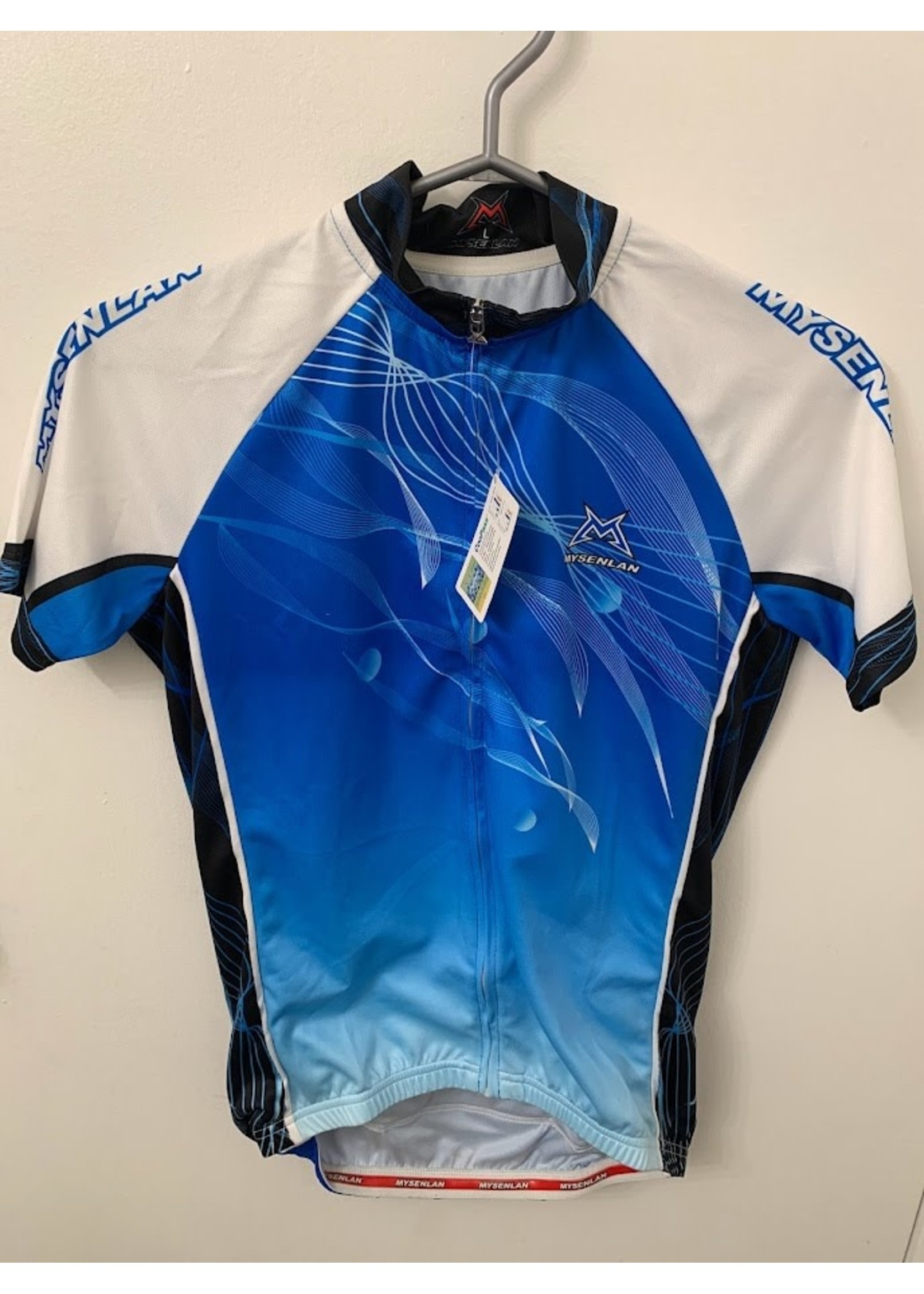 MySenlan Mysenlan Men's Jersey+Shorts Blue White/Black