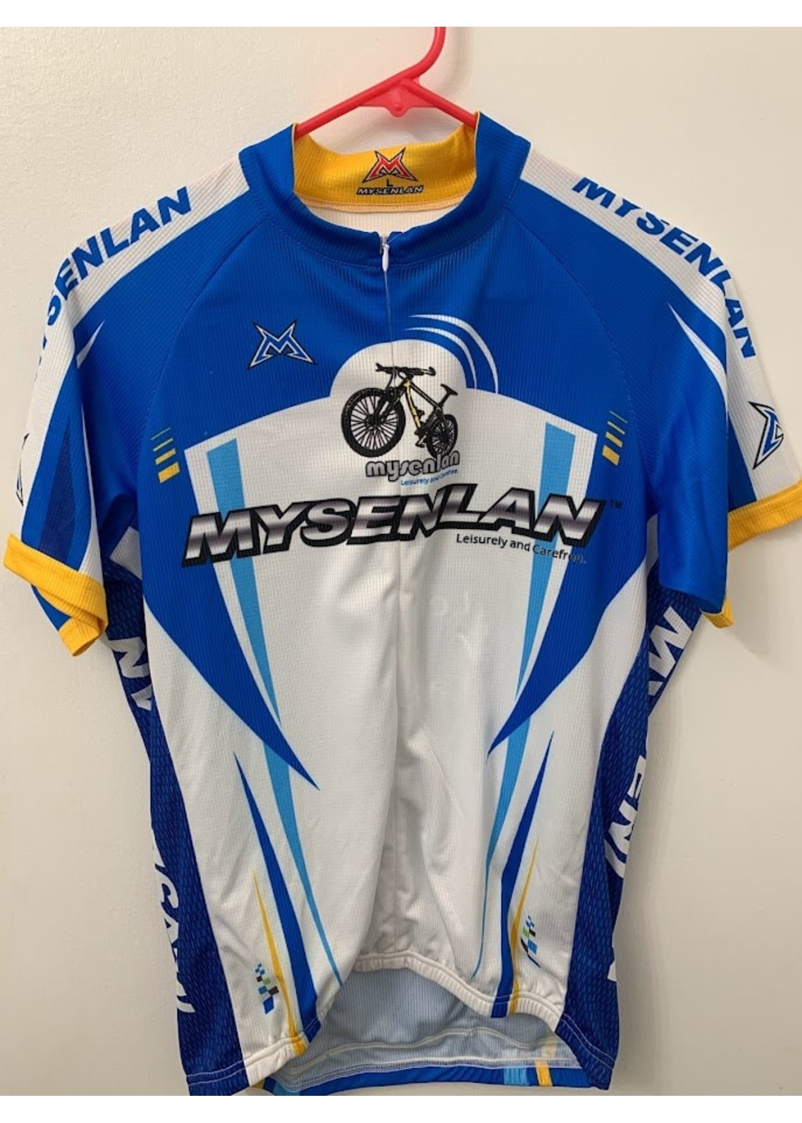 MySenlan Mysenlan Men's Jersey+Shorts White/Blue