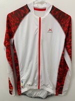 Mysenlan Men's Jersey Long-Sleeve White/Red