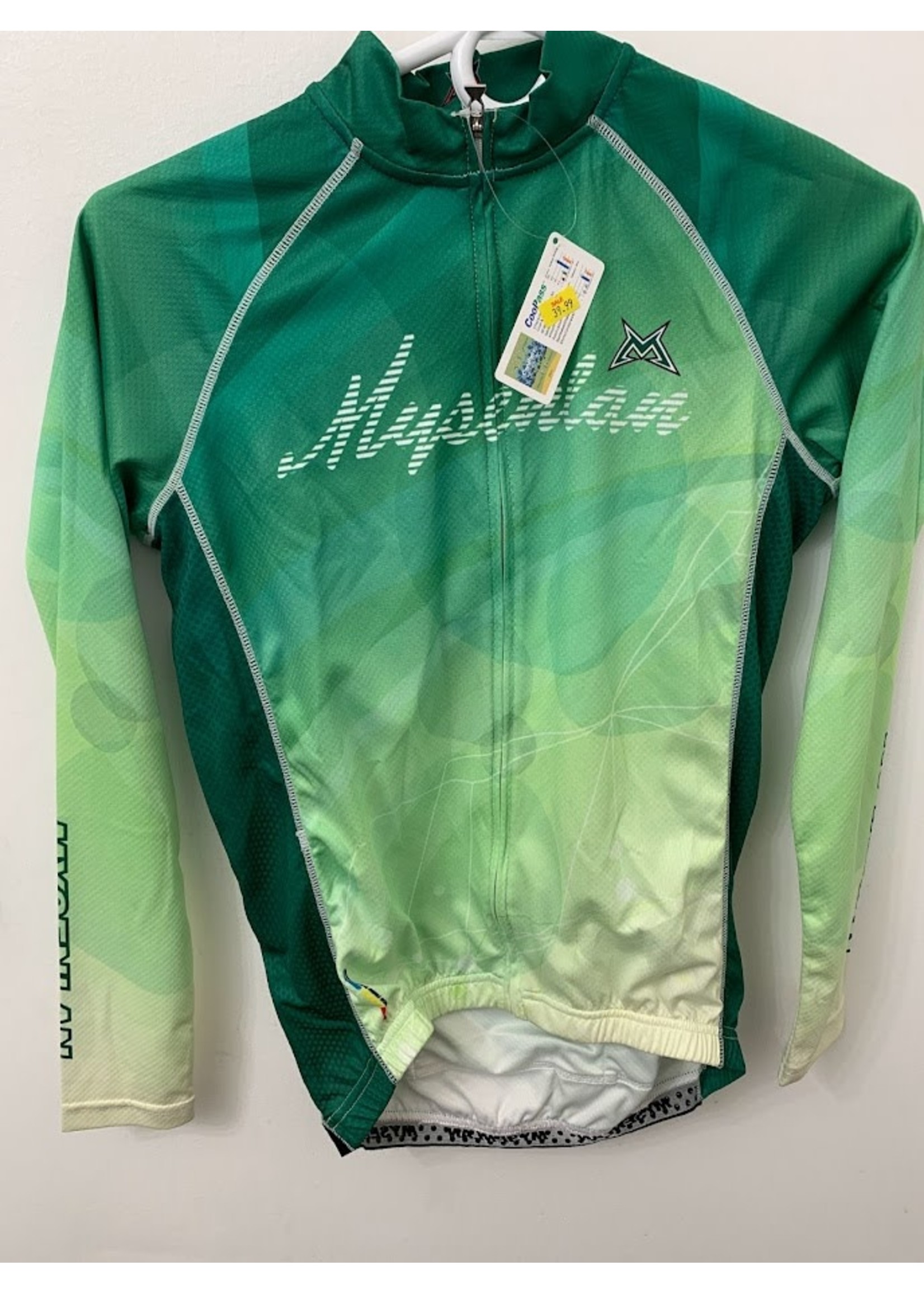 Mysenlan Women's Jersey Long-Sleeve Green - Bikes For All