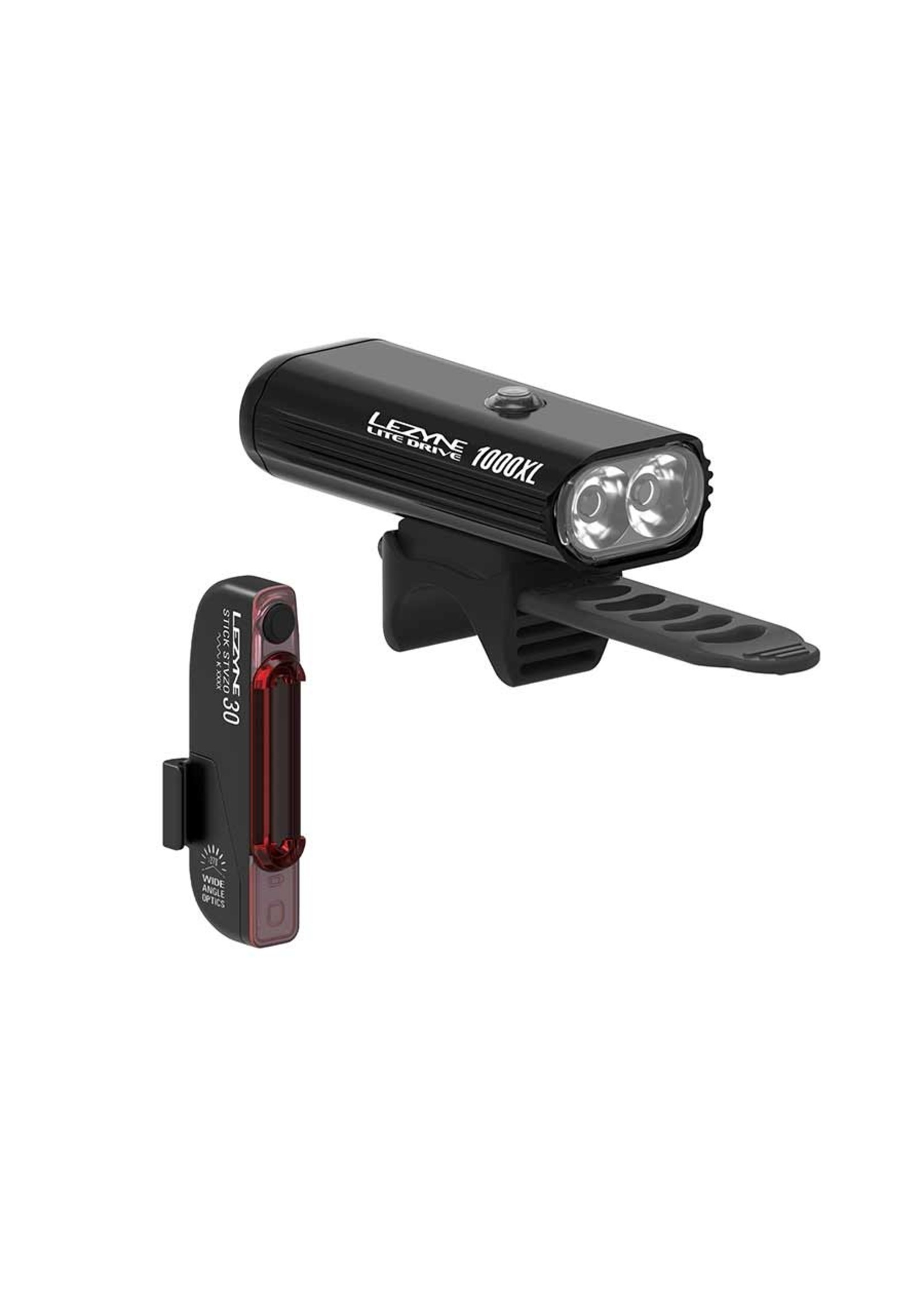 Lezyne Lite 1000 Front - Stick Drive Rear Combo - Bikes For All