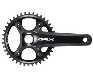 Shimano Shimano, GRX FC-RX810-1, Crankset, Speed: 11, Spindle: 24mm, BCD:  110, 40, Hollowtech II, 175mm, Black, Road Disc