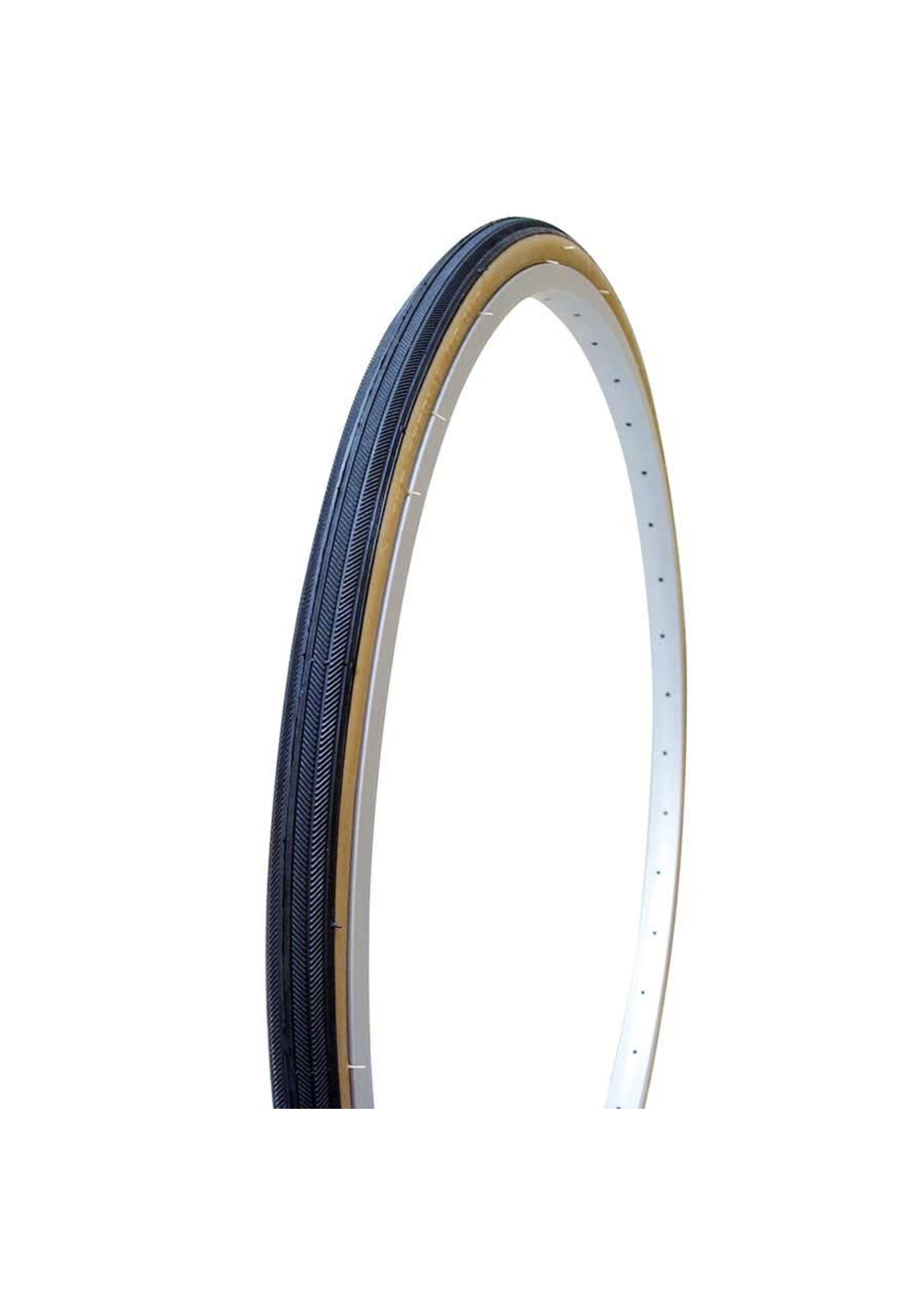 Vee Rubber 27x1-1/4 VRB-016 Clincher Wire Tire Black/Tan Vee Rubber