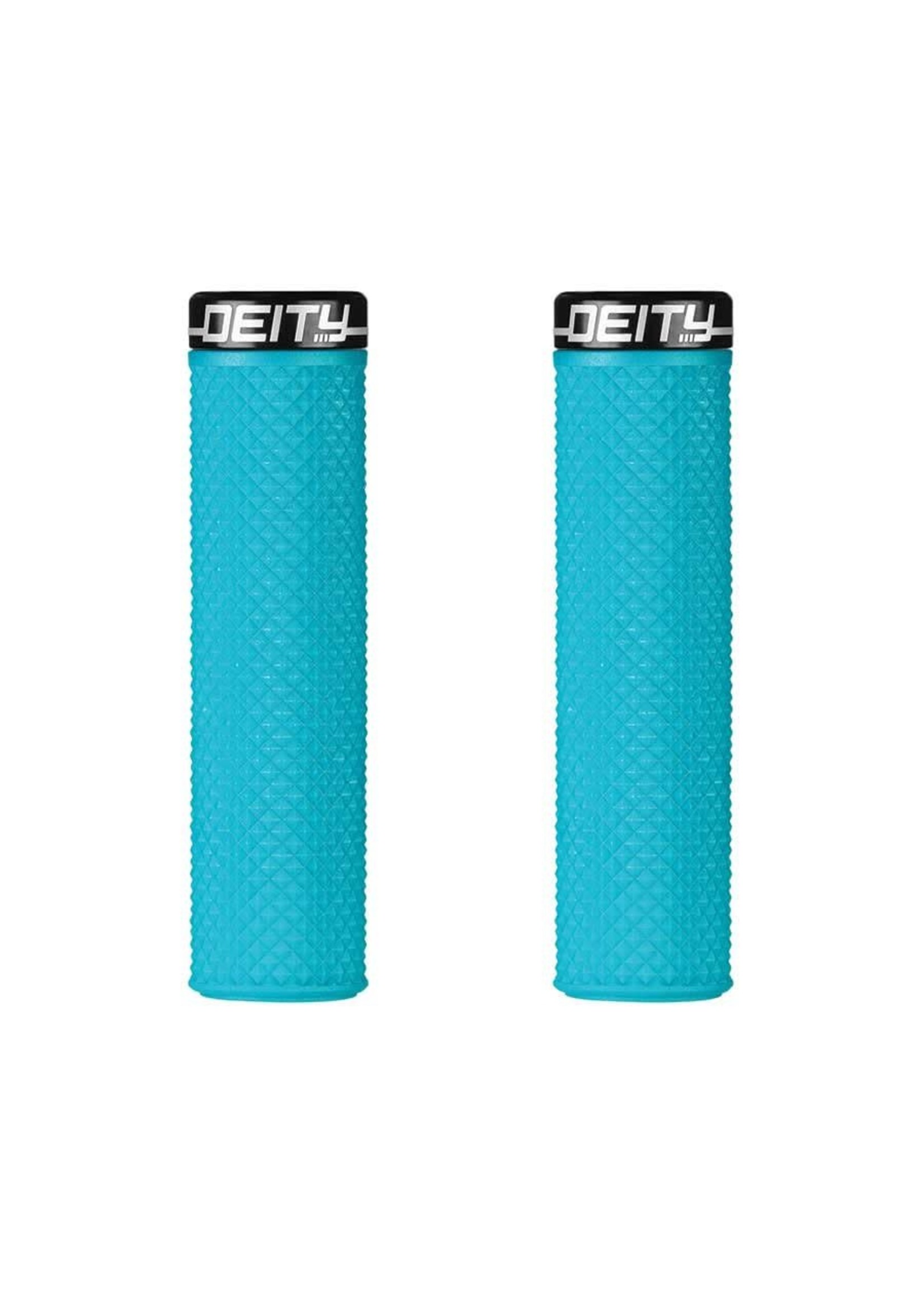 Deity Supracush Grips Turquoise 133mm Pair Deity