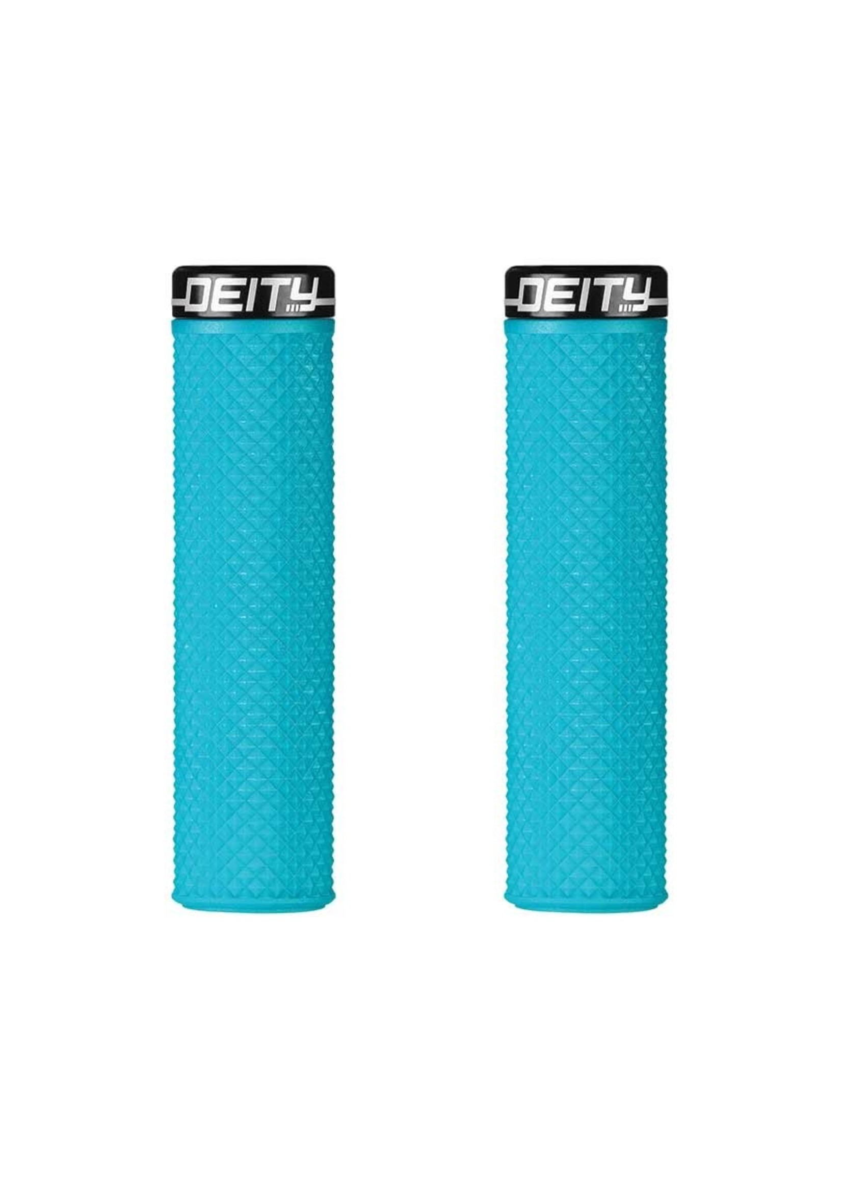 Deity Supracush Grips Turquoise 133mm Pair Deity