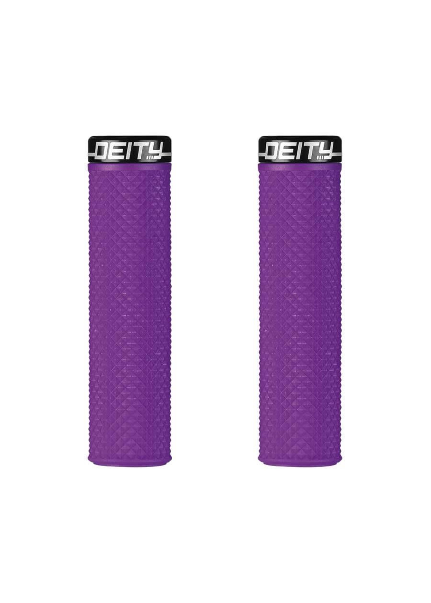 Deity 133mm Purple Supracush Grips Deity