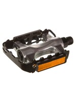 EVO 9/16" Swivel Alloy Pedals Silver Pair EVO