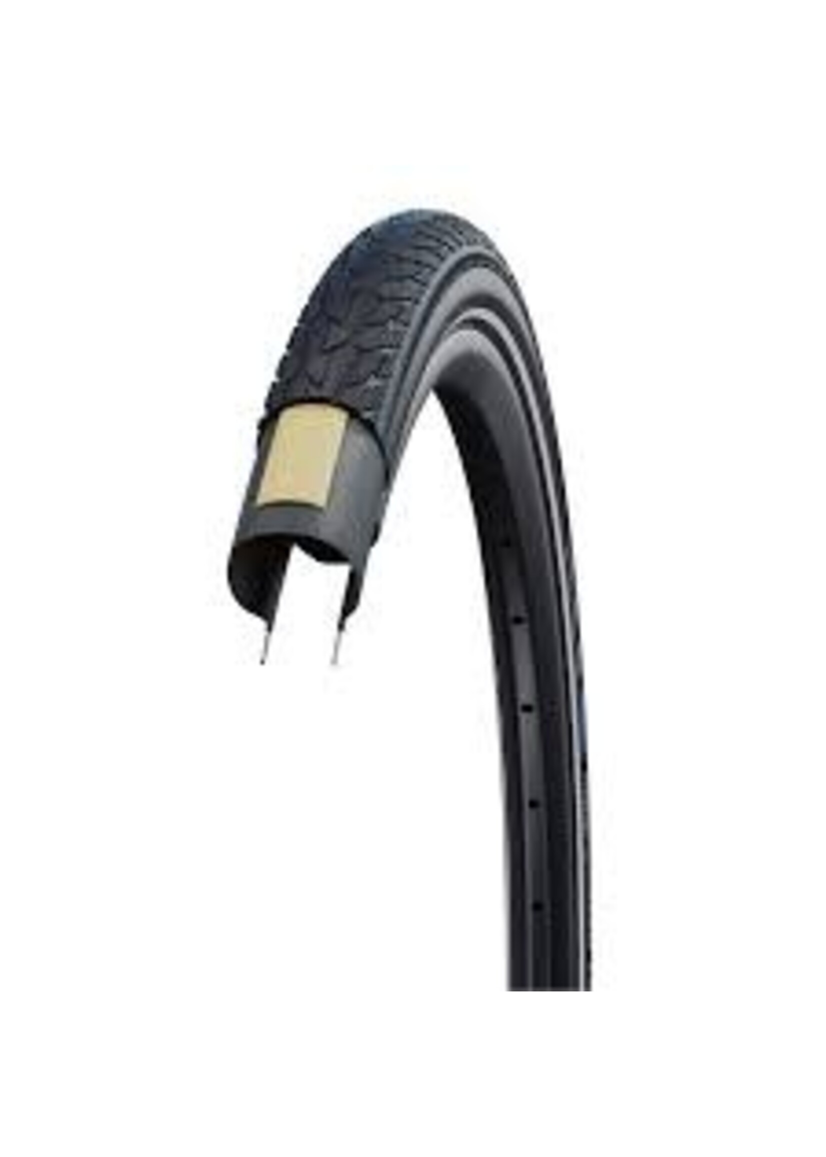Schwalbe 27 x 1-1/4" Road Cruiser Tire Black/Whitewall Green Compound K-Guard Wire Schwalbe