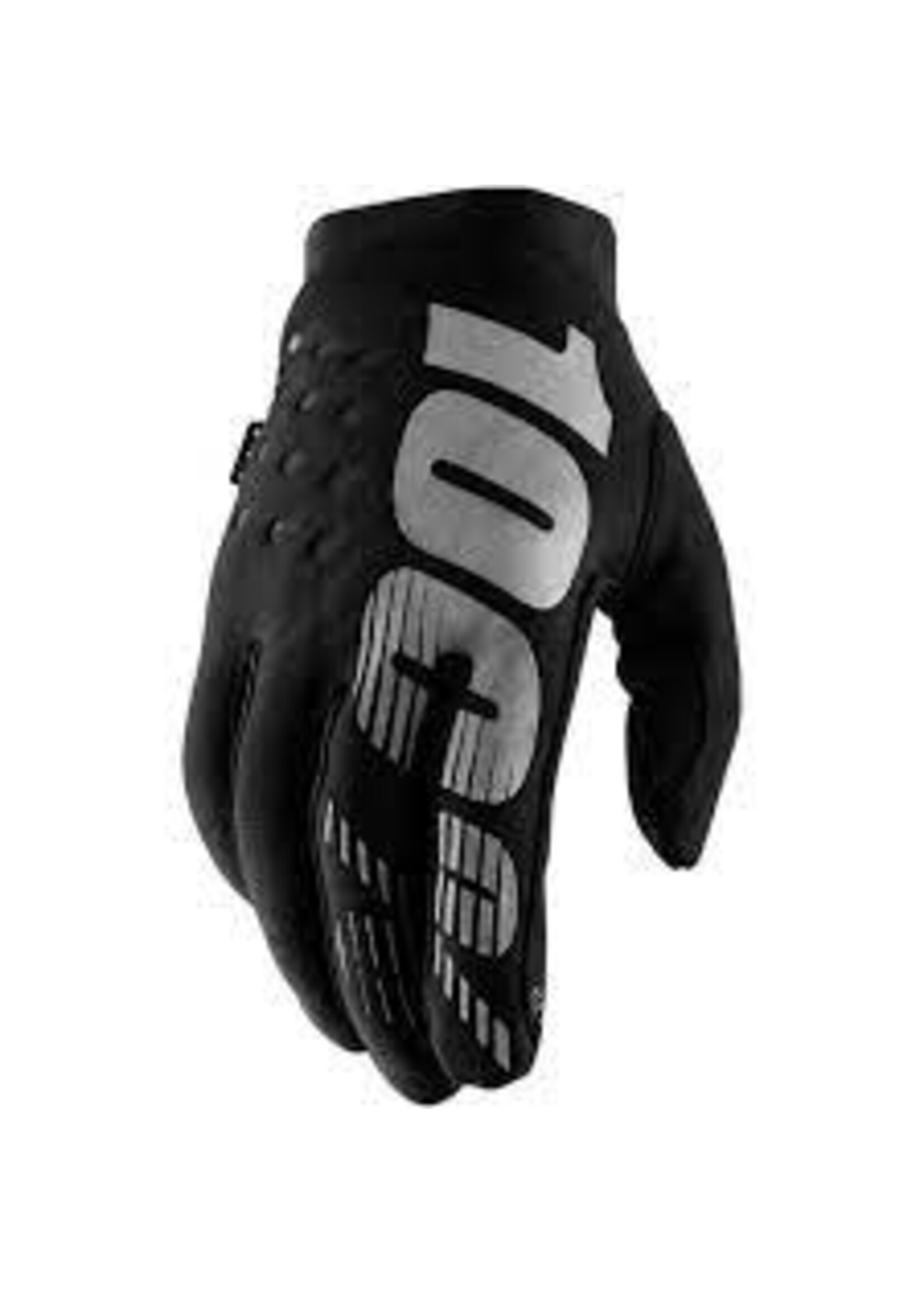 100% 100% Brisker Cold Weather Gloves, Black, Women's X-Large (XL)