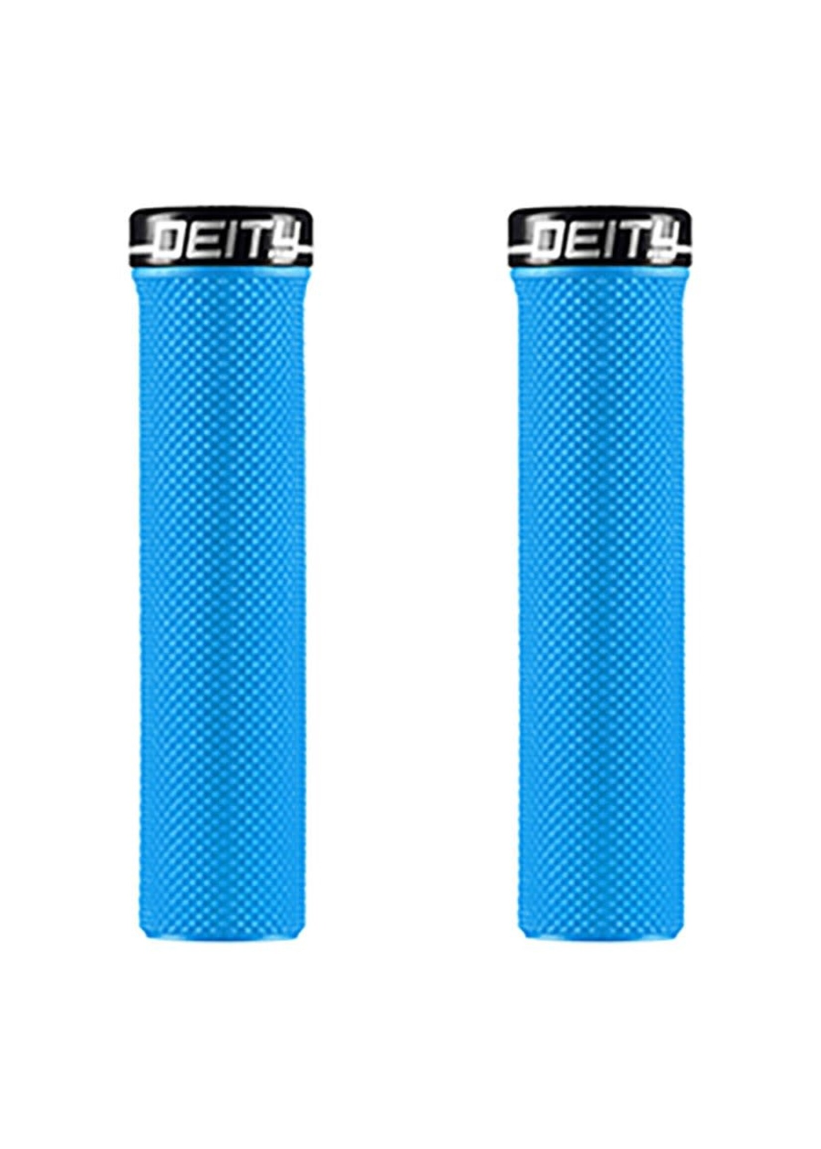 Deity Blue 132mm Slimfit Grips Pair Deity