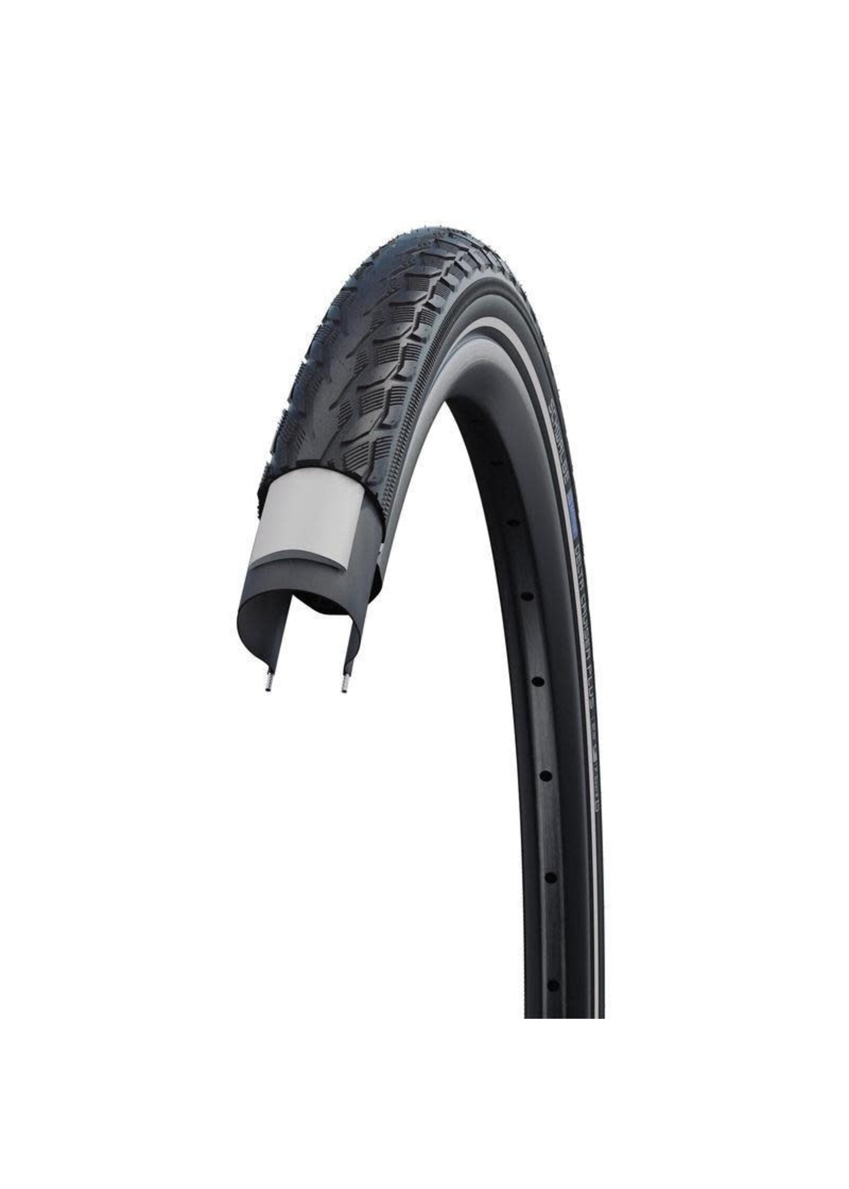 Schwalbe 26x1-3/8" Delta Cruiser Plus Puncture Guard Green Compnound Schwalbe