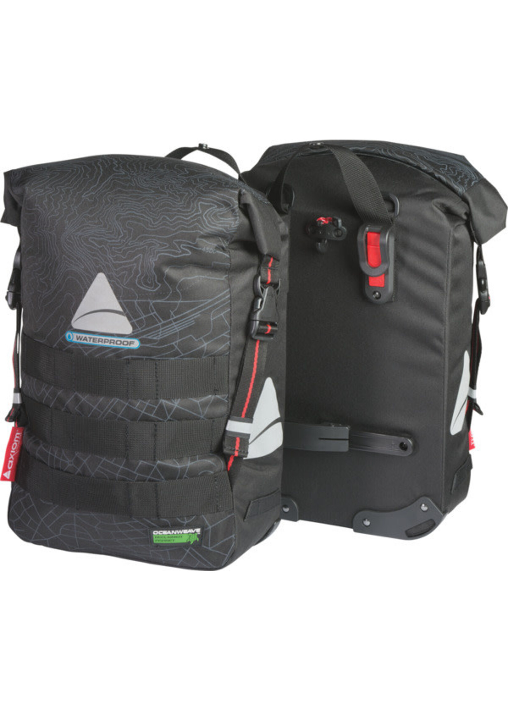 Axiom 32L Monsoon Oceanweave Panniers 32+ Pair Axiom