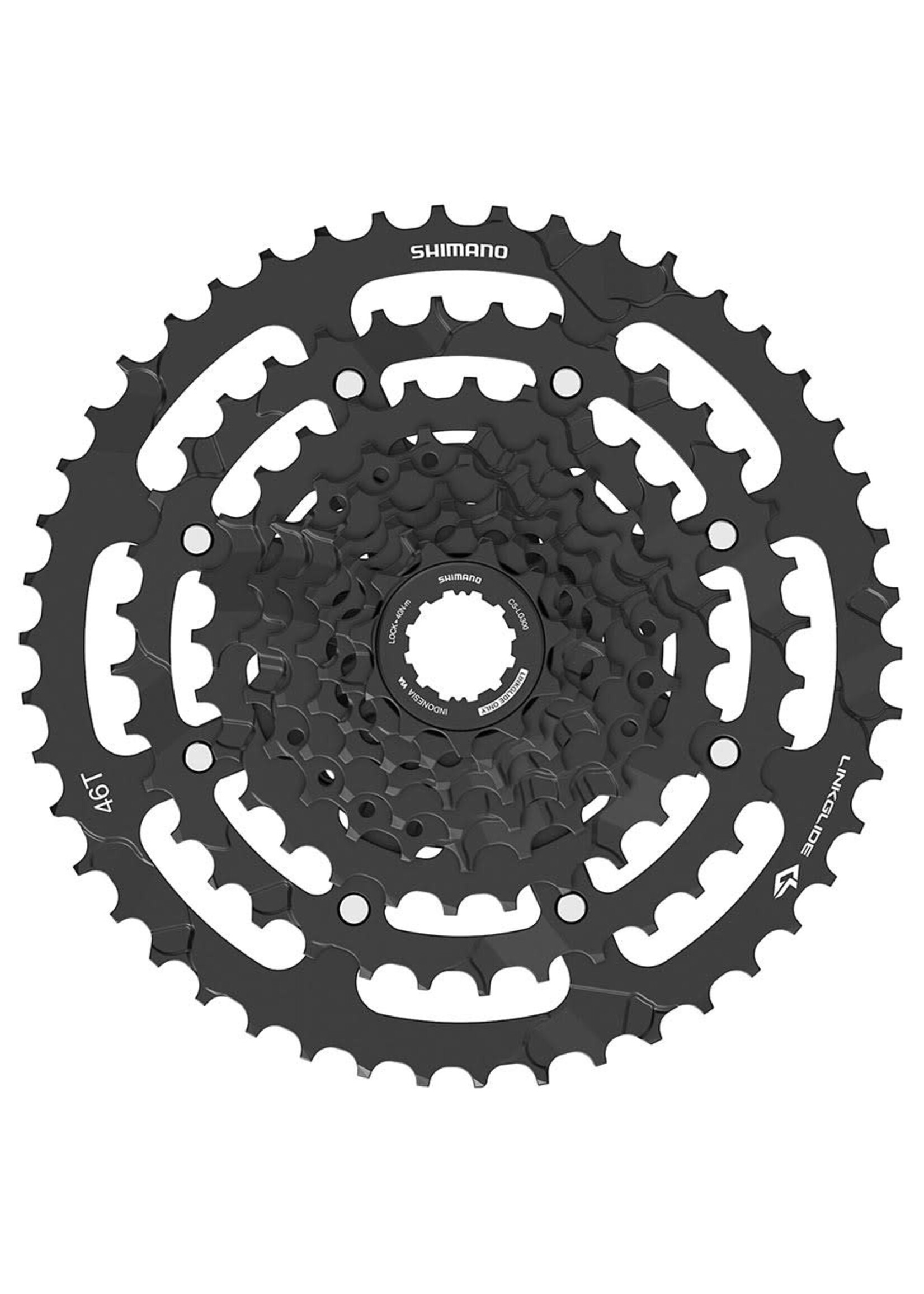 Shimano 9spd 11-46T CS-LG300-9 Cassette Shimano