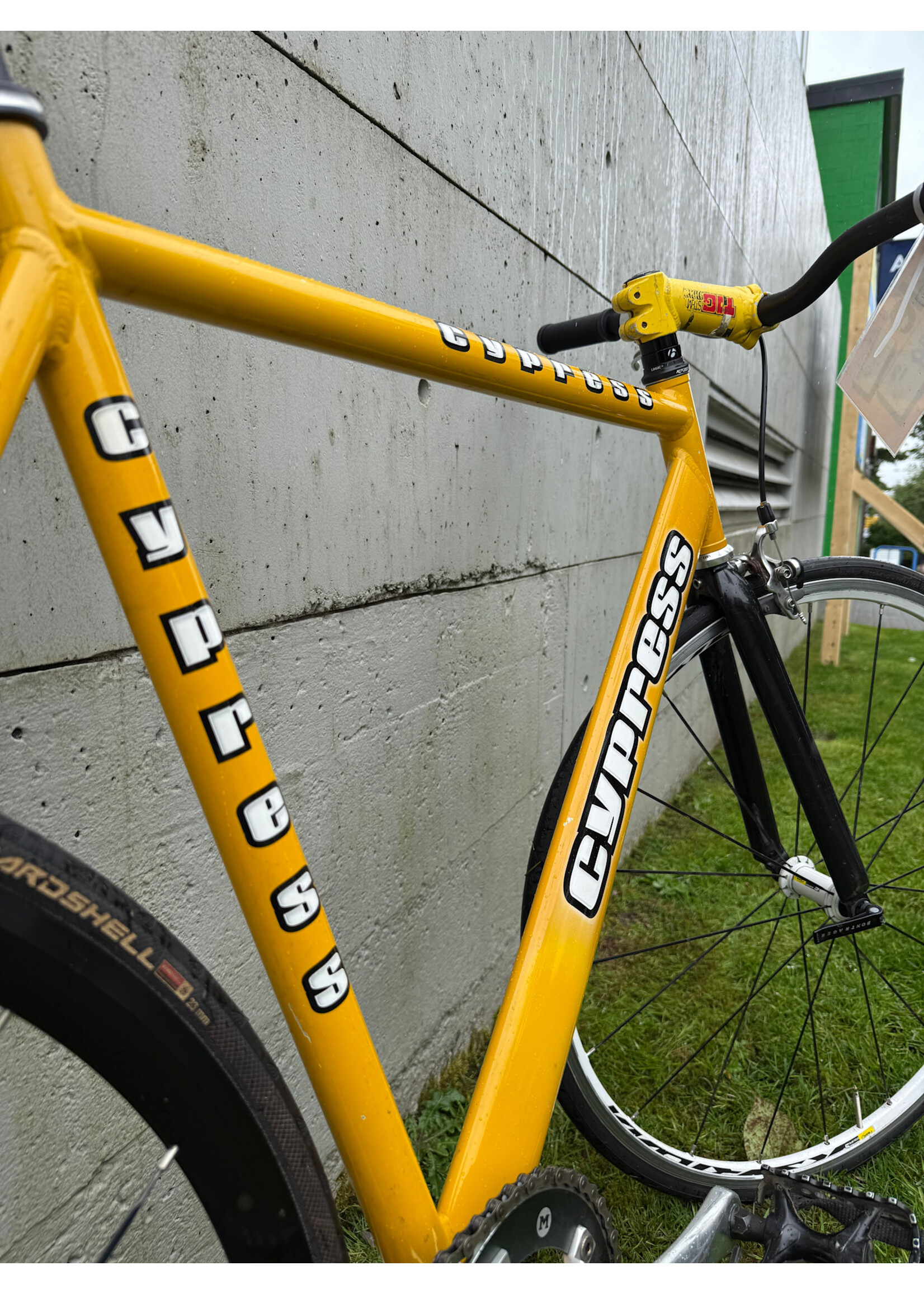 Cypress Yellow Track Bike