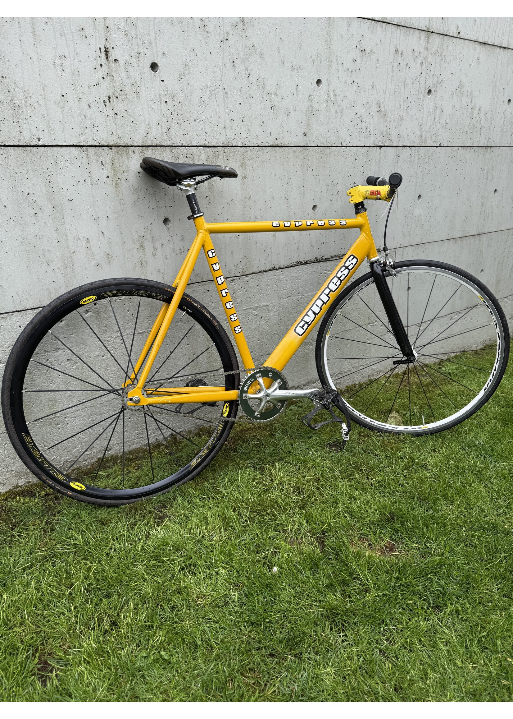 Cypress Yellow Track Bike